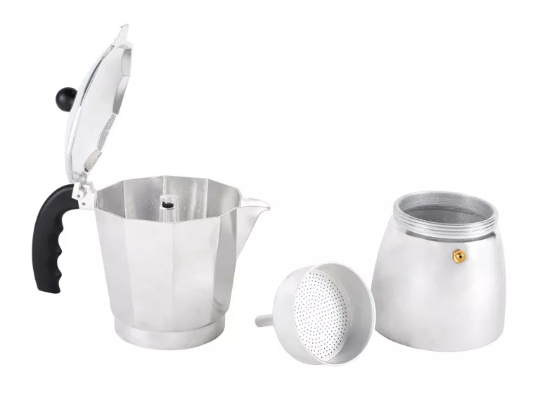 Cafetera Fantuzzi Express Luna 3 Tazas Aluminio