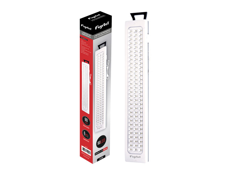 Lámpara Emergencia 90 LED