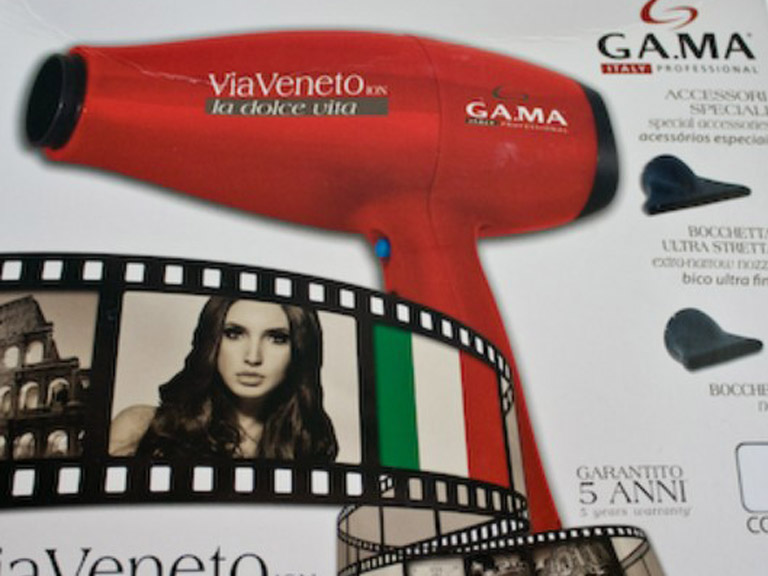 Secador Viaveneto Rojo Ion
