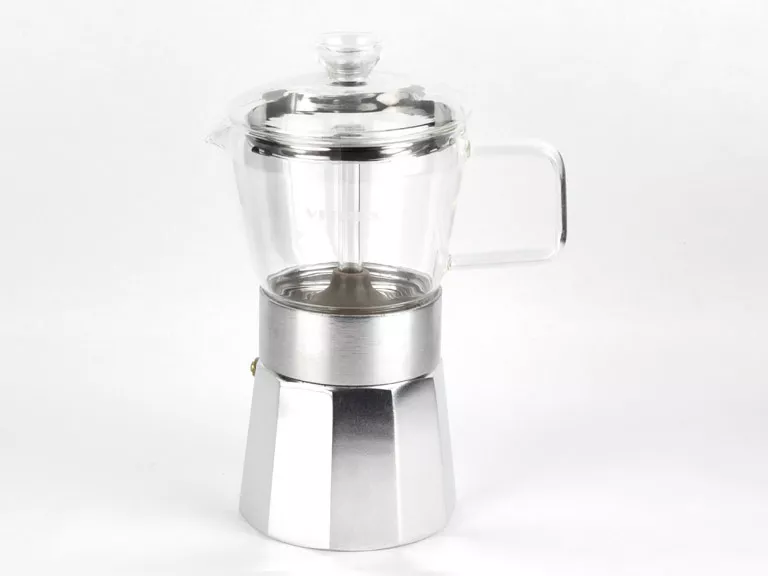 Crystal Cafetera Aluminio 9 Tazas