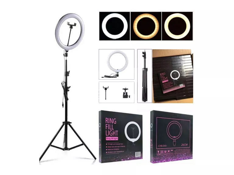 Led studio + trípode 30 cm.