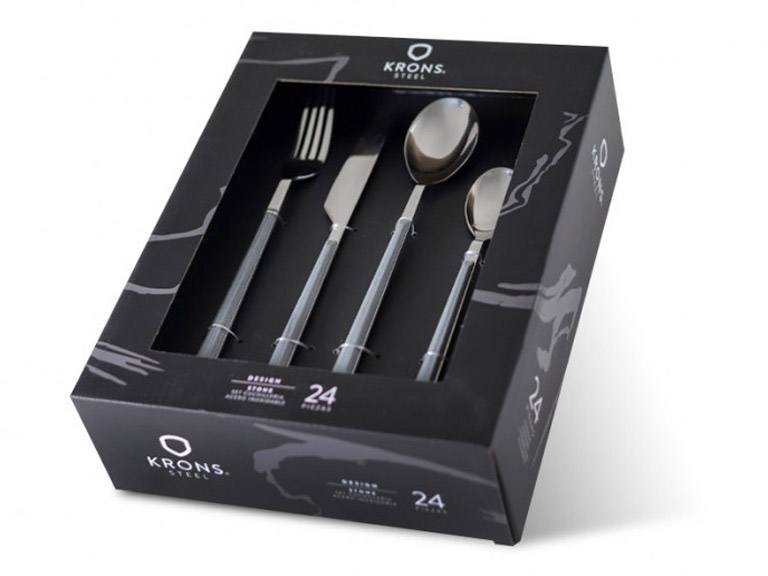 SET DE 24 PIEZAS DE CUCHILLERÍA