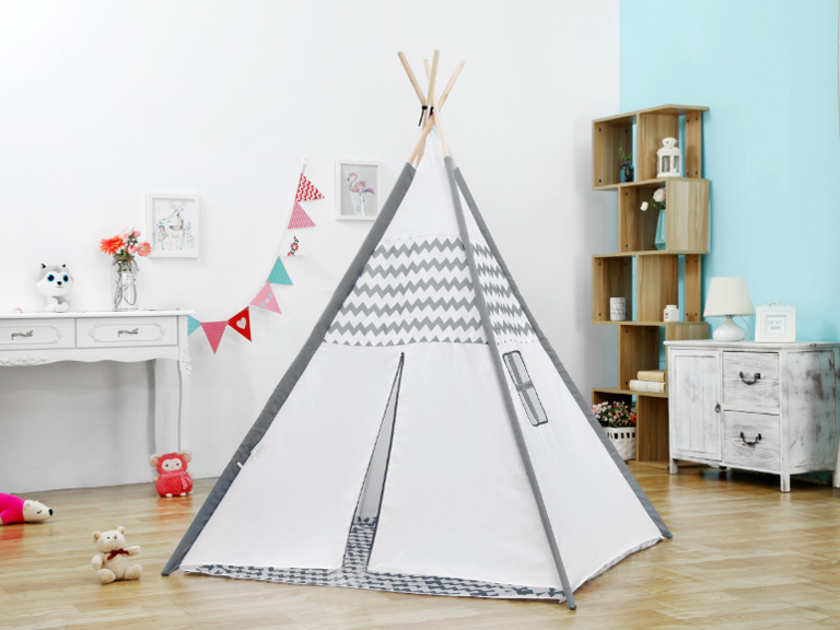 Tienda Carpa Teepe Blanco y gris