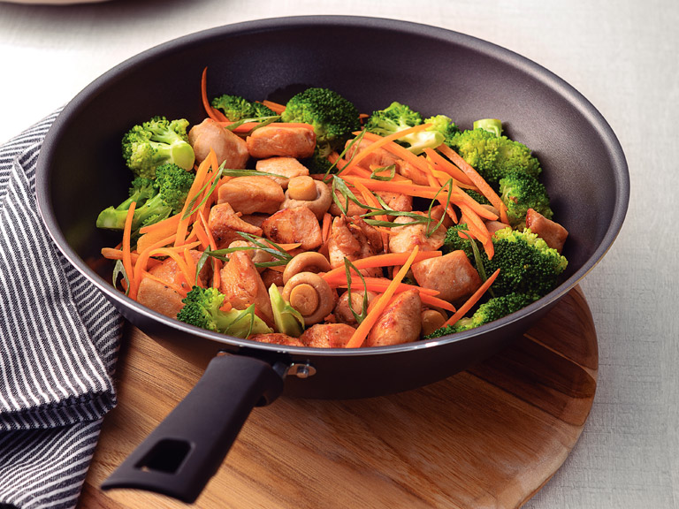 Wok 28cm Negro
