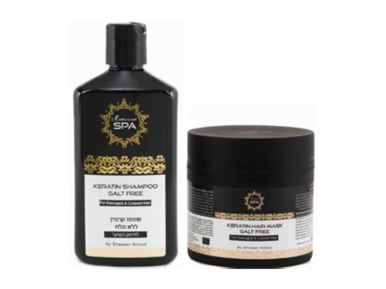 Pack Shampoo+Mascara Capilar Keratina C/Dañado