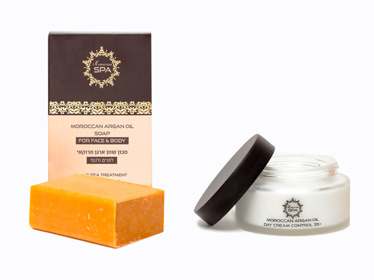 Pack Argán Jabon y Crema Rostro Día