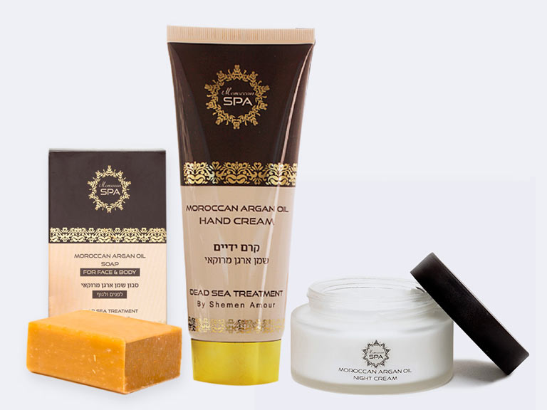 Triple Argán Jabon .Crema Cuerpo y Rostro Noche