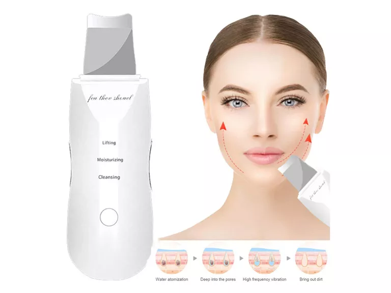 Limpiador Ultrasónico Facial Peeling Lifting Renueva Importclick