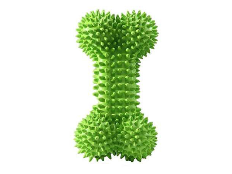 Hueso Goma Limpiadientes Verde L Perro
