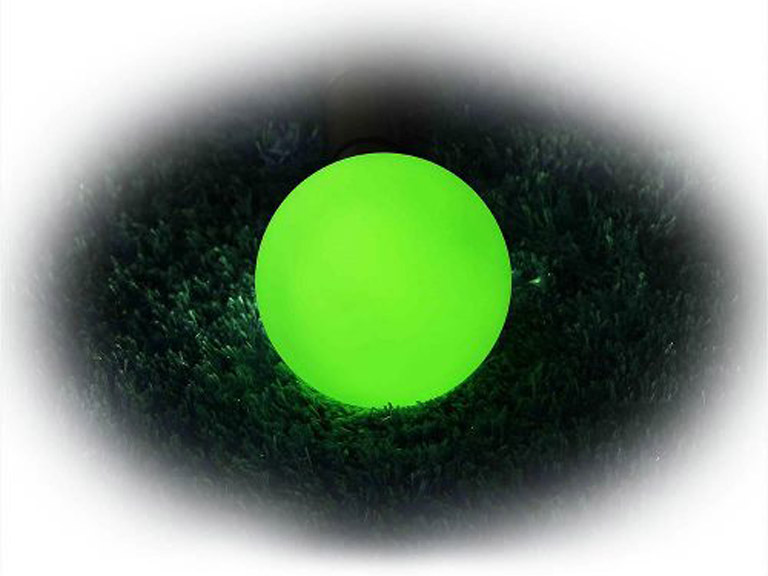 Pelota Fluorescente Verde M Perro