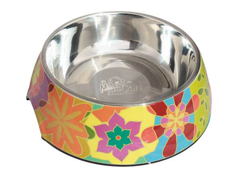 Plato Melamina Redondo Amarillo L Perro