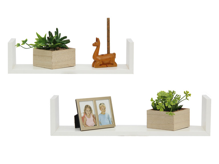 Set de 2 Repisas Madera