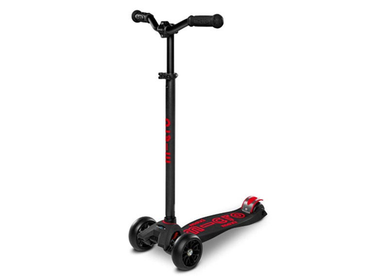 Scooter Maxi Micro Niños Deluxe PRO Negro