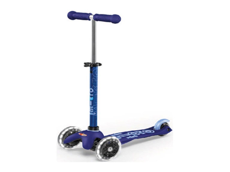 Scooter Mini Micro Niños Deluxe LED Azul