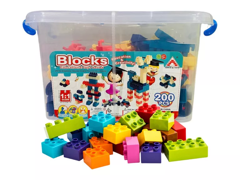 Lego en maletas 200 pcs.