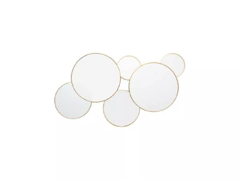 Espejo Decorativo Circulos 55x32 cm