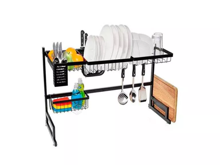 Rack Escurridor Estante Secador Organizador de Platos Vajilla Importclick