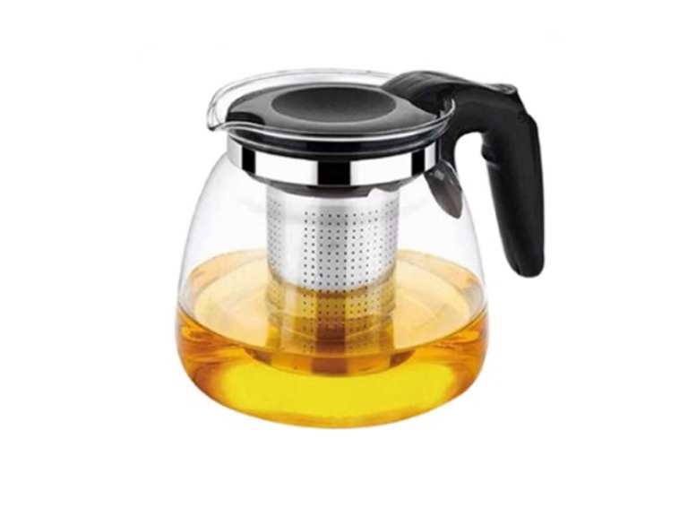 Jarro Vidrio Café Te Jugo Filtrador Transparente 900 ML Importclick