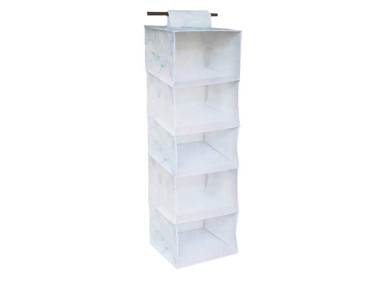 Organizador Closet Hogar Plegable para Ropa 5 Divisiones Blanco Importclick