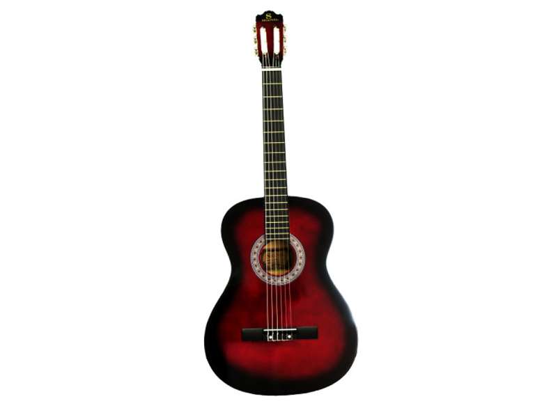 Set guitarra clásica 39 Redburst Alaguez AZ39RSET