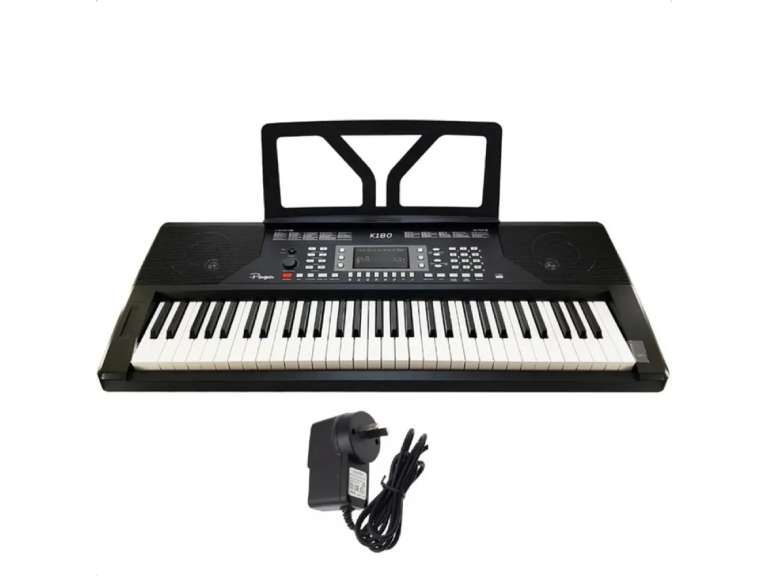 Teclado 61 teclas sensibles con atril Ark K180 W/STAND