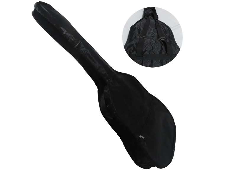 Guitarra clásica negra 39P c/bolso Alaguez AZ39B