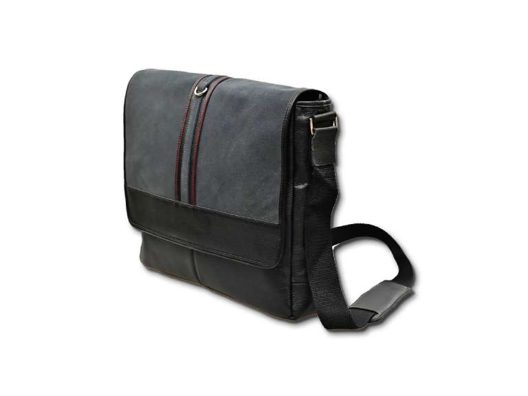 Maletín tipo morral de cuero