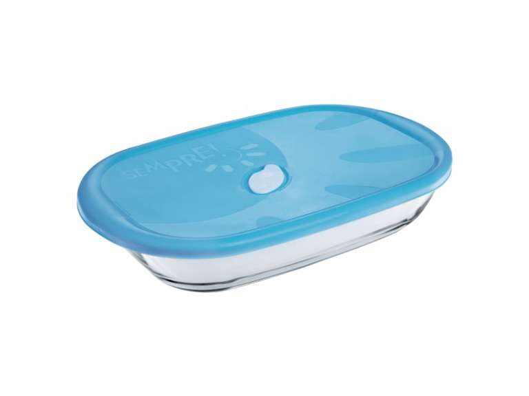 Fuente Rectangular con tapa varios colores 3 Lts.