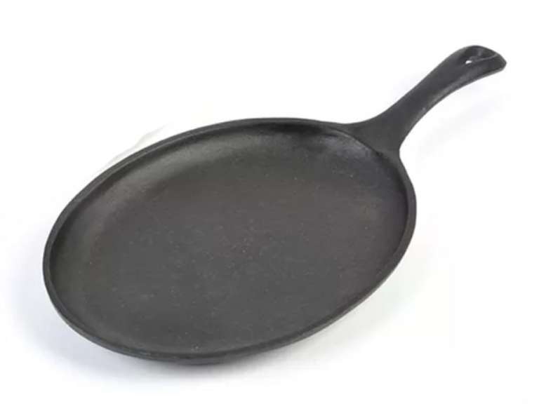 Sartén de Hierro Ovalado con base 27 cm
