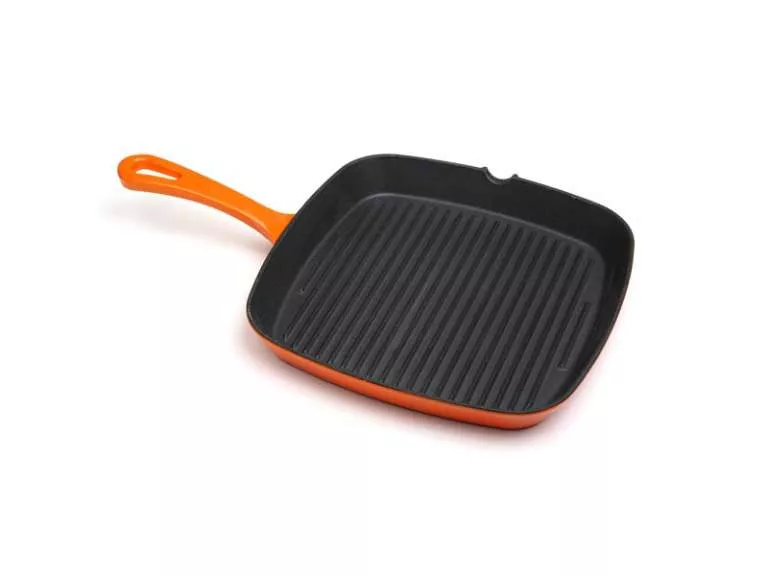 Sartén Hierro rectangular Naranja 36x23.5x3 cm
