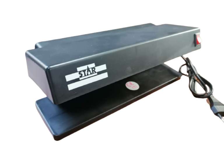 Detector de billetes 2 tubos 220 V.