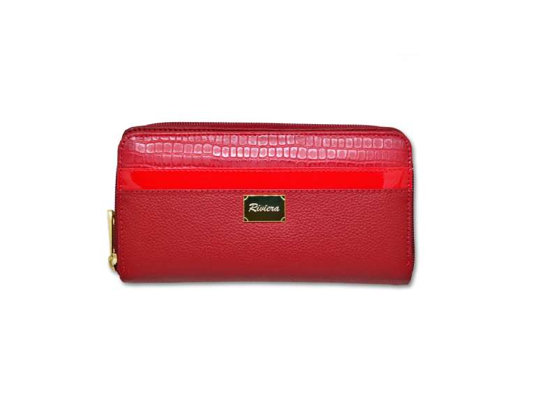 Billetera de cuero para mujer