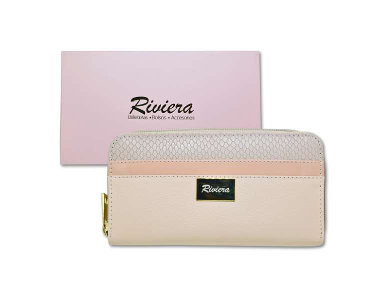 Billetera de cuero para mujer