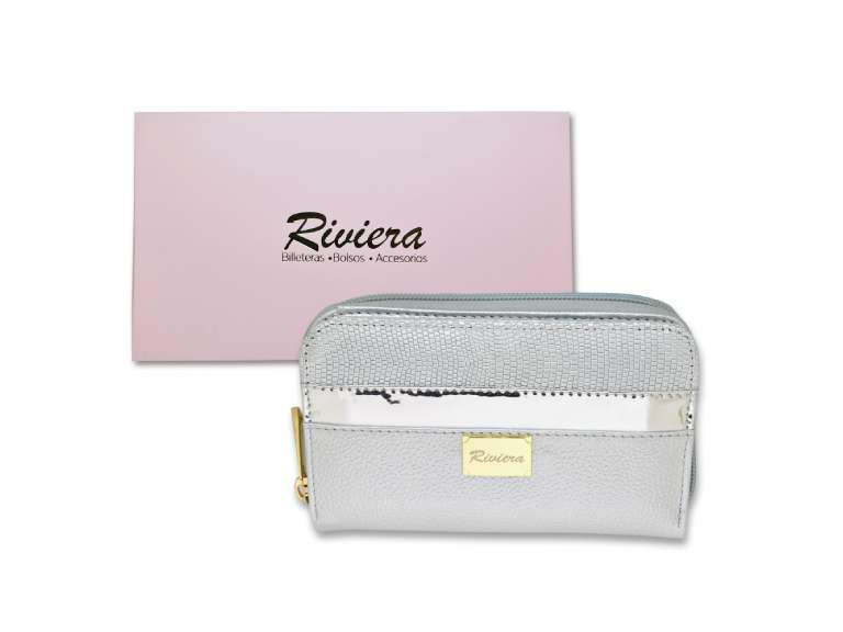 Billetera de cuero para mujer