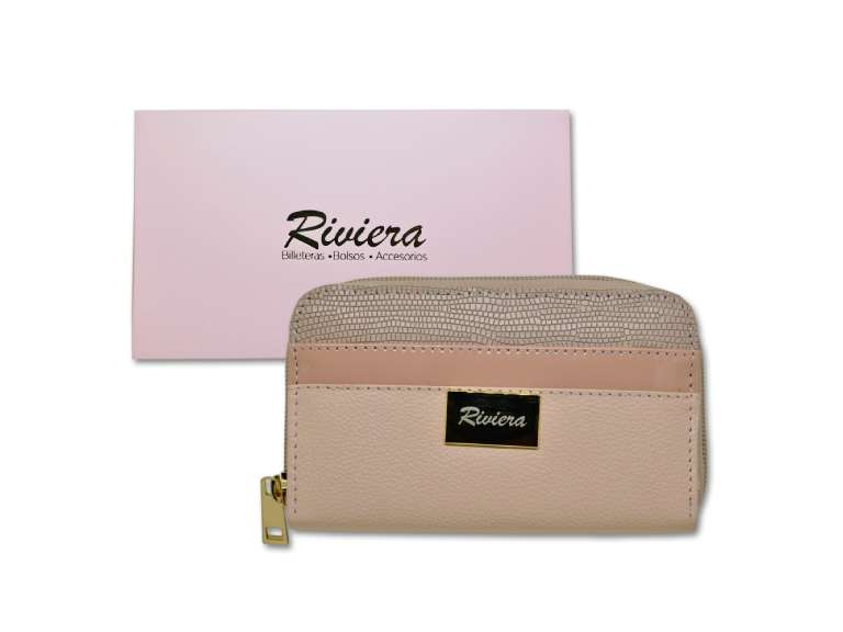 Billetera de cuero para mujer