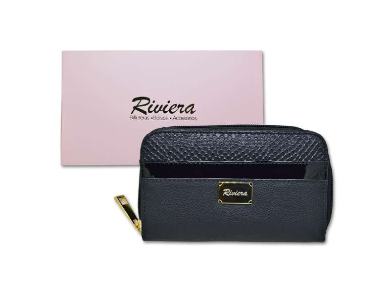 Billetera de cuero para mujer