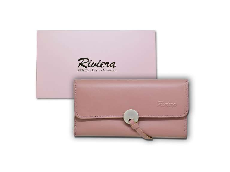 Billetera de cuero para mujer