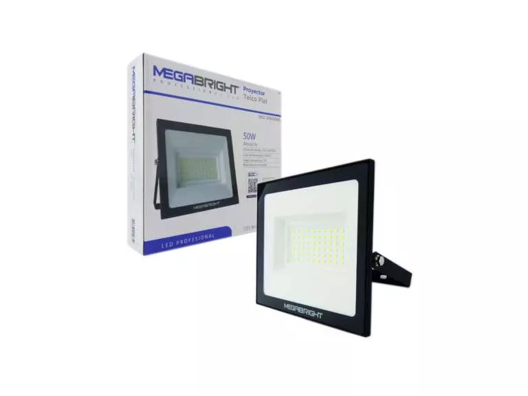 Foco Halógeno LED 50 watts Luz fría 6000 Lúmenes Importclick