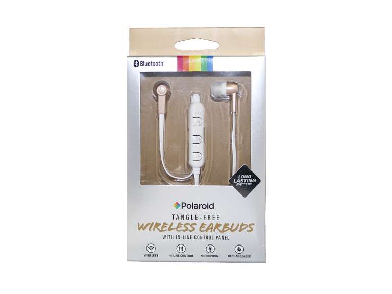 Audífonos Polaroid Gris Gold PBT116GD
