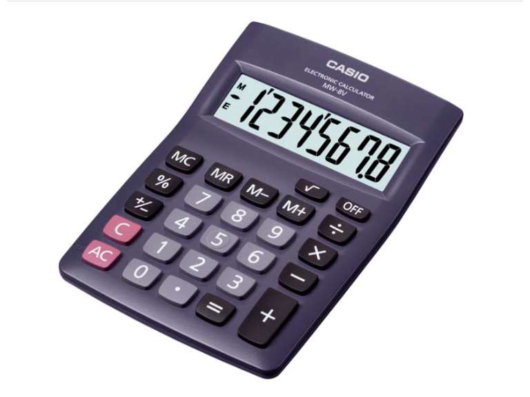 Calculadora Casio Escritorio MW-8V-WE