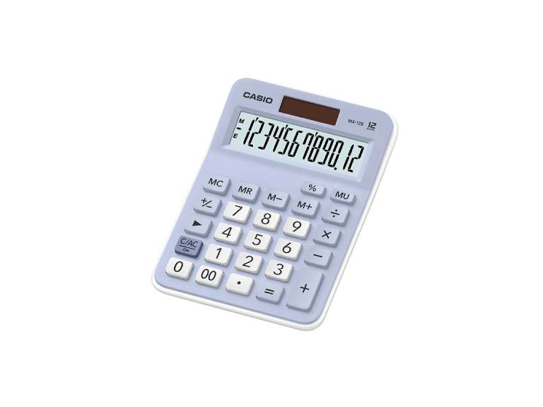 Calculadora Casio Escritorio MX-12B-LB-W-DC
