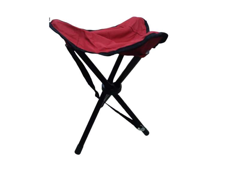 Piso de Camping tres patas Rojo