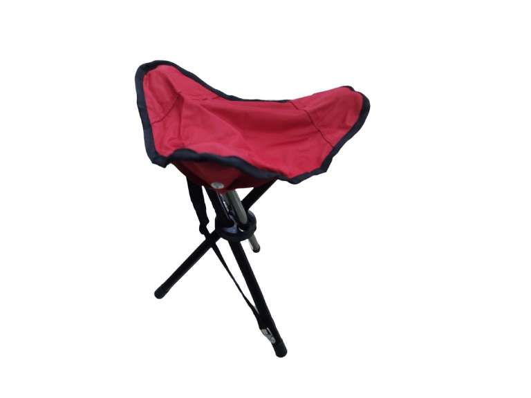 Piso de Camping tres patas Rojo
