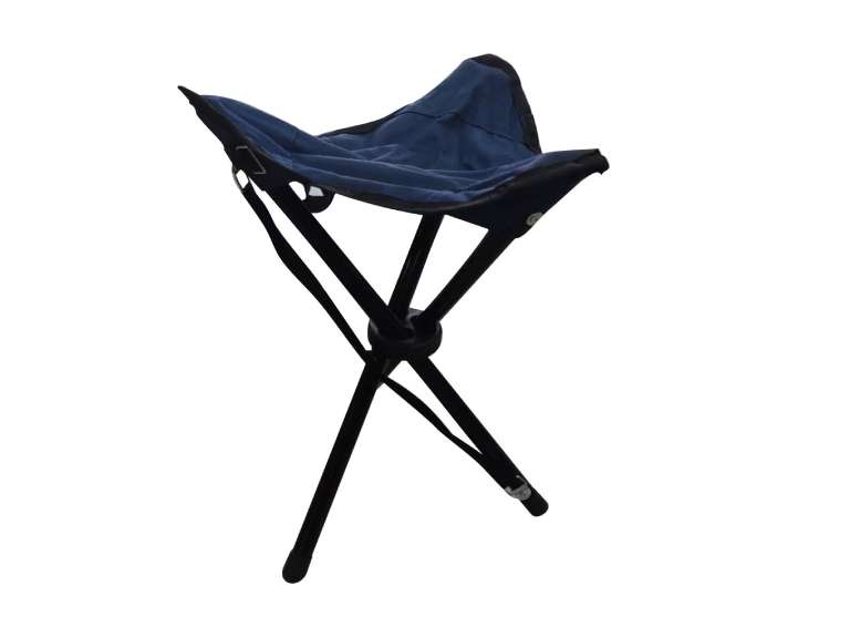 Piso de Camping tres patas Azul