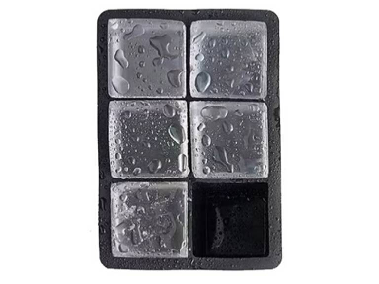 Cubeta de Hielo Silicona 6 Hielos Grandes