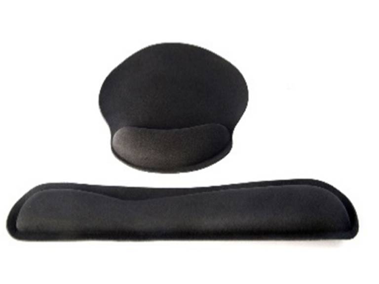 Reposamuñecas para Teclado y Mouse Negros Uplift