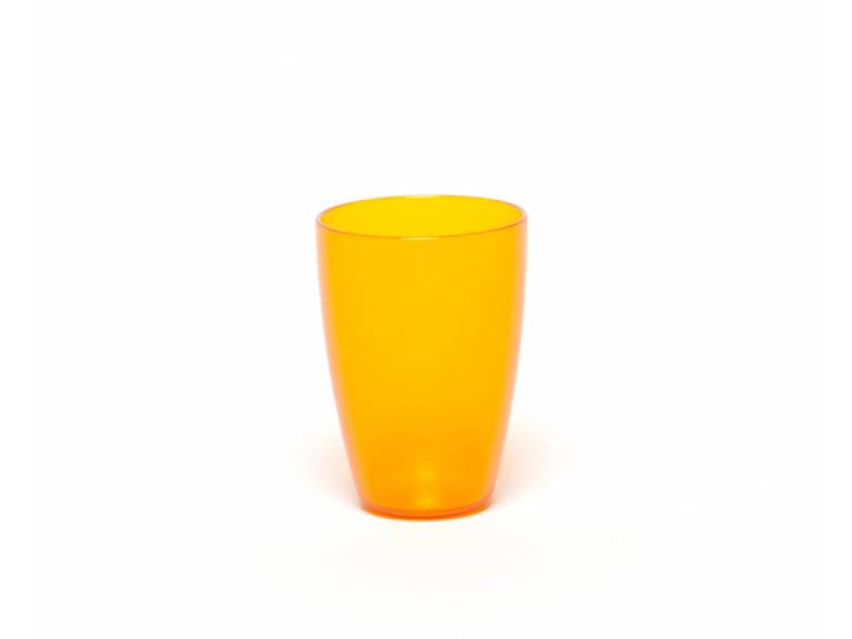 Vaso Trago Largo Joven Premium Anaranjado Traslúcido
