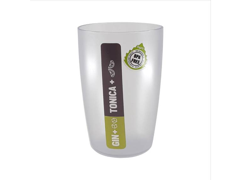 Vaso Trago Largo Con Gráfica Gin Tonic