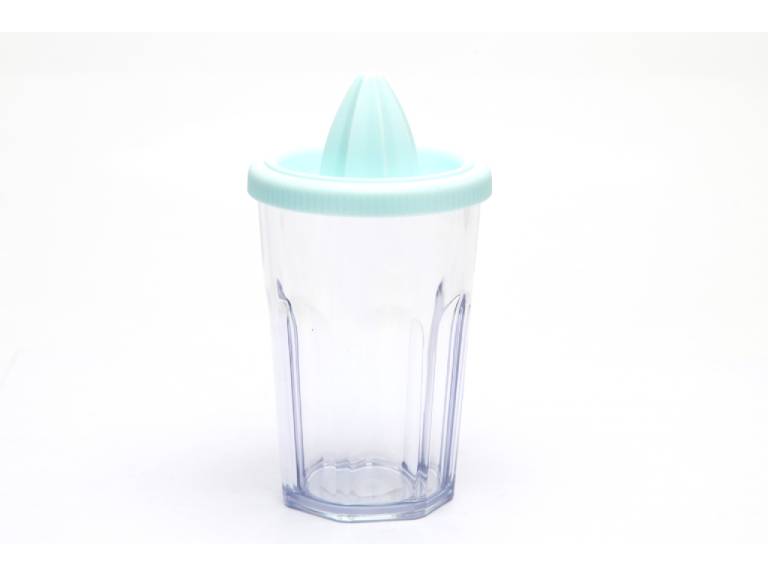 Vaso Facetado + Exprimidor Glam Menta
