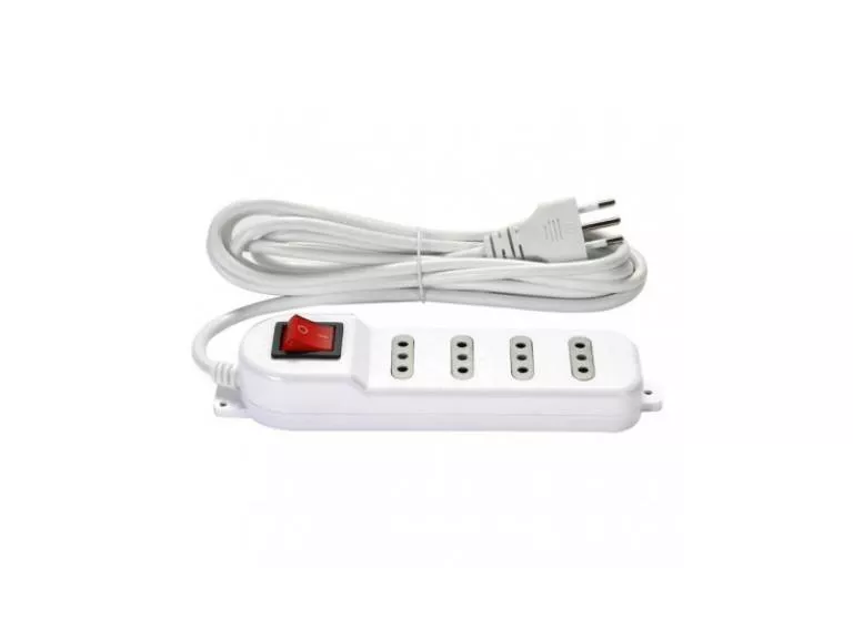Alargador electrico 1.6 mts con 4 Switch
